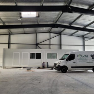 Salle de pause et module de réception