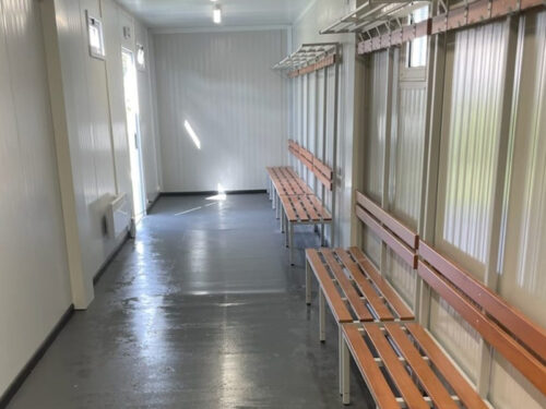 rénovation des vestiaires à Tavel