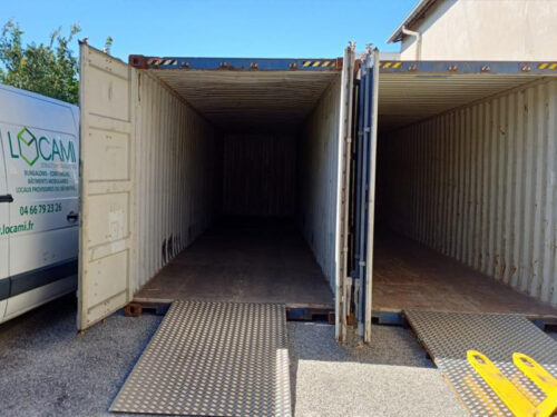 Containers maritimes – Conseil départemental de la Drôme