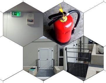 Mise en place de matériel assurant la sécurité des locaux