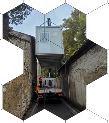 installation, et raccordement de votre bungalow(type Algeco)