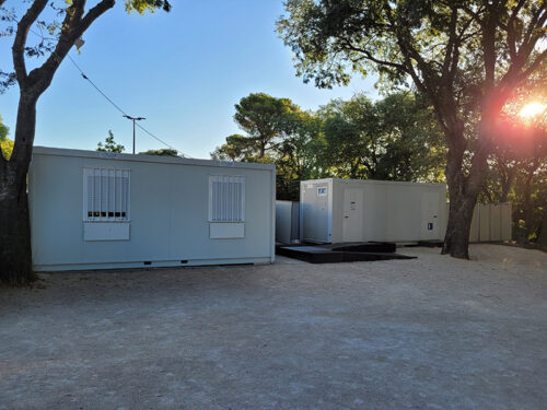 Location de bâtiments modulaires pour un festival de musique
