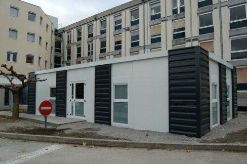 Locaux aménagés pour l'hopital de Privas