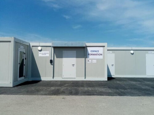 Création d’un centre de formation. Bâtiment ERP et RT2012 avec climatisation, plomberie et électricité à Nîmes